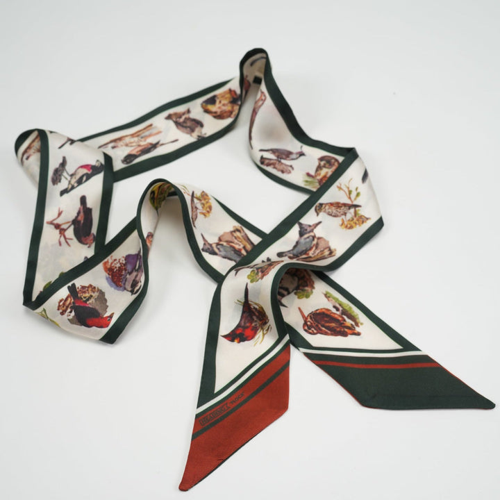 Flock Skinny Scarf - Heading Prints