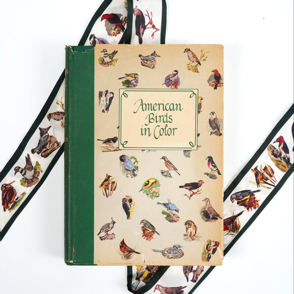 Flock Skinny Scarf - Heading Prints