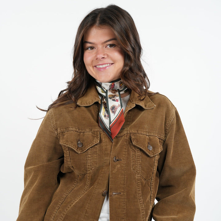 Flock Skinny Scarf - Heading Prints