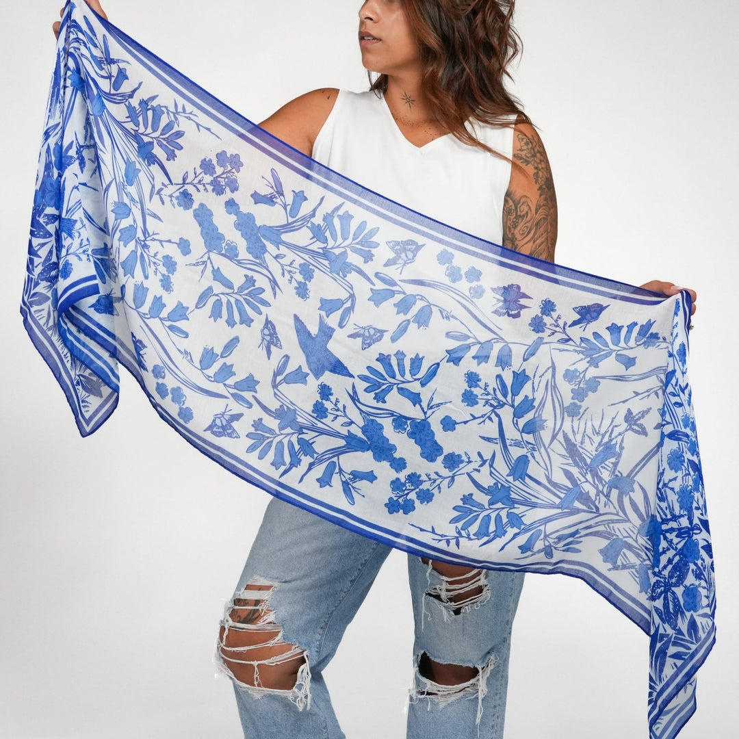Floret All-Season Scarf - Heading Prints