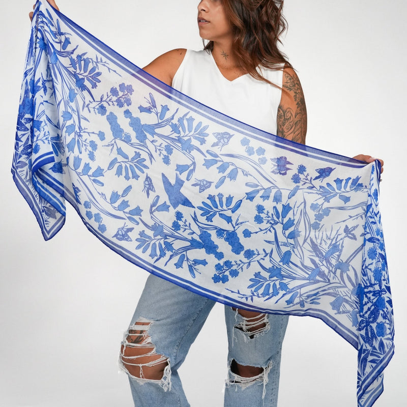 Floret All-Season Scarf - Heading Prints