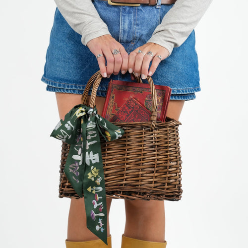 Fungi Skinny Scarf - Heading Prints