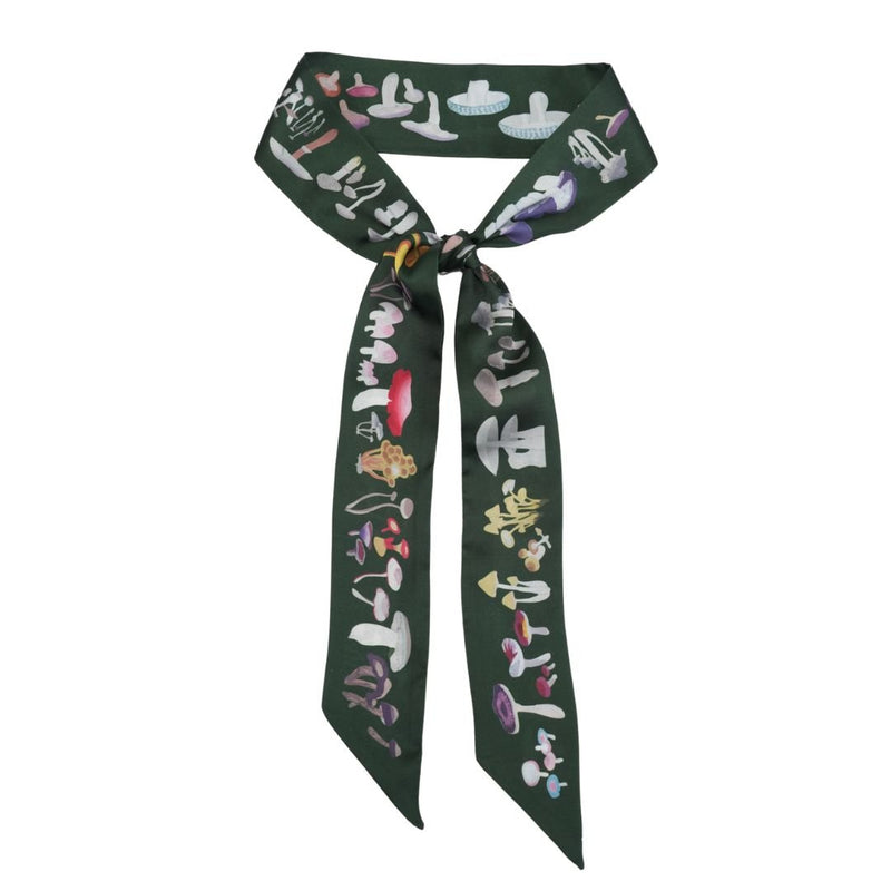 Fungi Skinny Scarf - Heading Prints