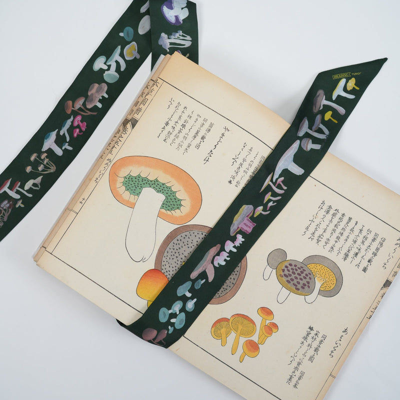 Fungi Skinny Scarf - Heading Prints