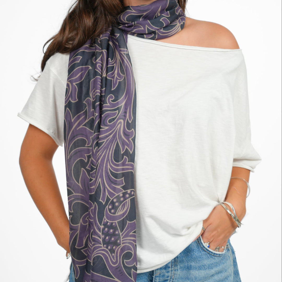 Periwinkle All-Season Scarf