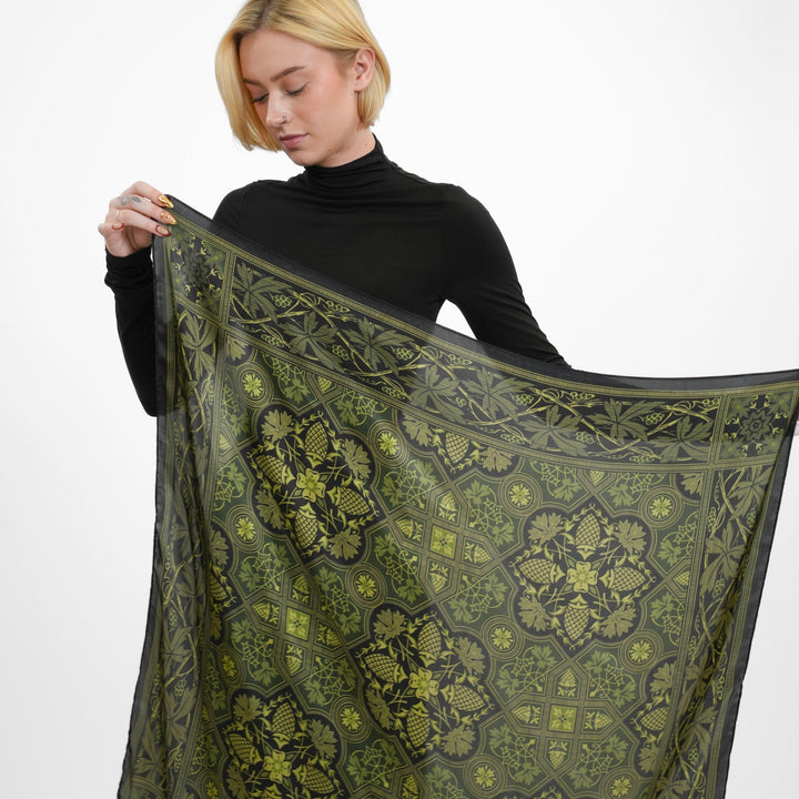 Shrubbery Silky Scarf