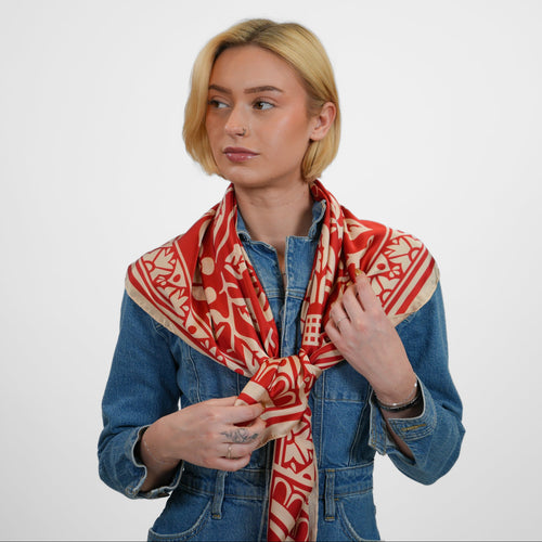 Emblem Silky Scarf
