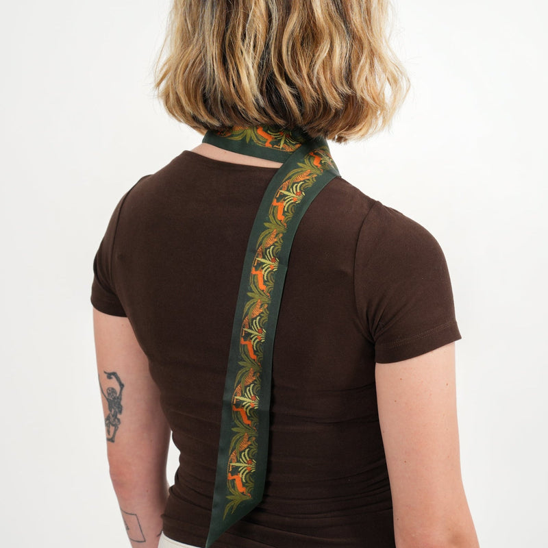 Hunt Skinny Scarf - Heading Prints