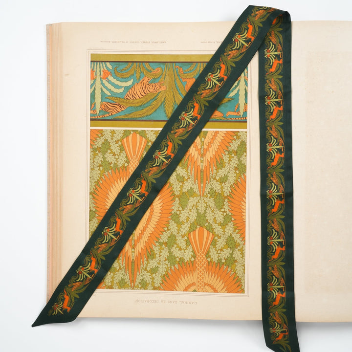 Hunt Skinny Scarf - Heading Prints