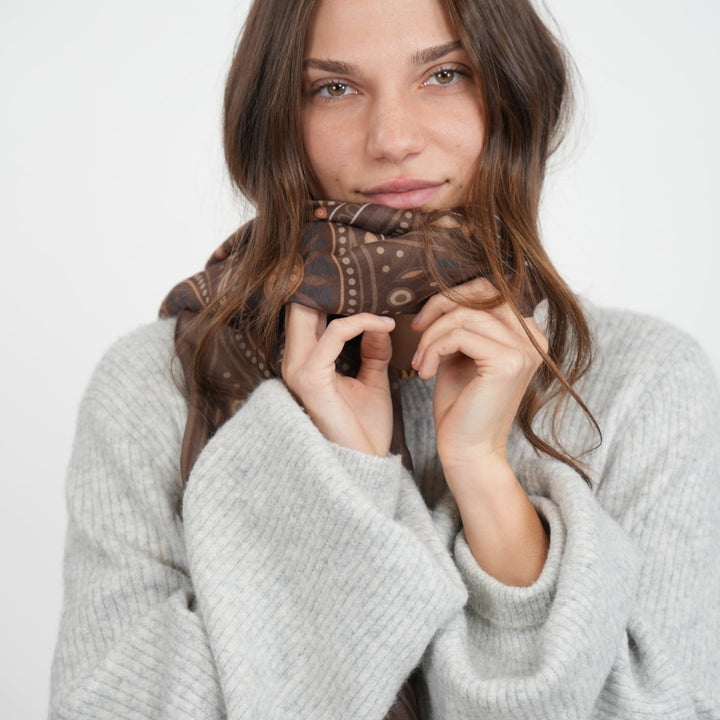 Inlay Scarf - Heading Prints