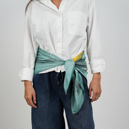 Jack o Lantern Silky Scarf - Heading Prints