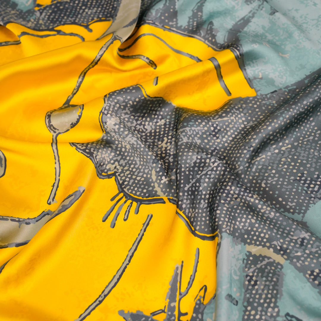 Jack o Lantern Silky Scarf - Heading Prints