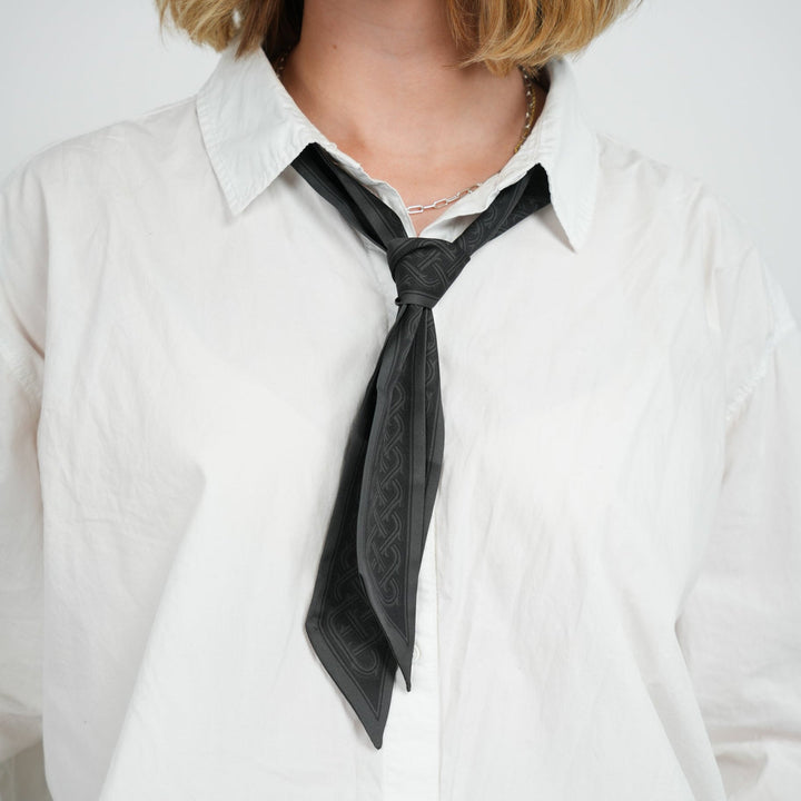 Knot Skinny Scarf - Heading Prints