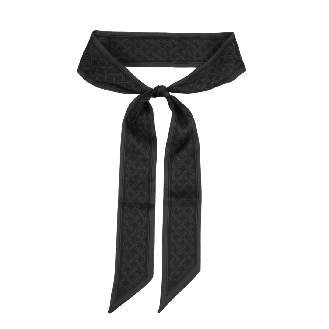 Knot Skinny Scarf - Heading Prints