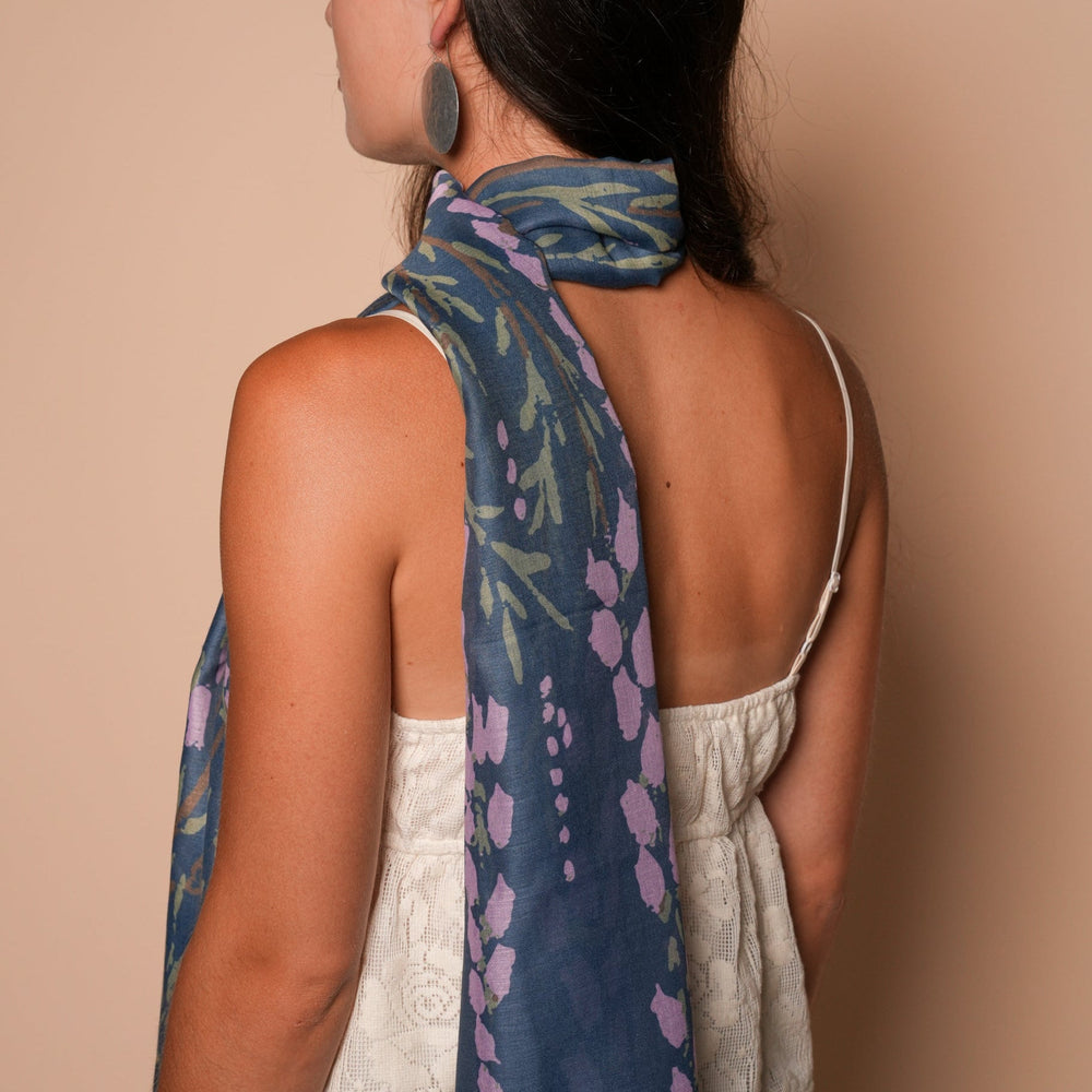 Larkspur All-Season Scarf - Heading Prints