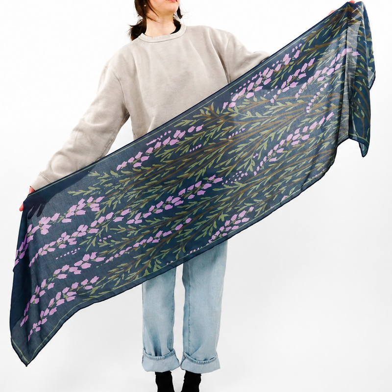 Larkspur All-Season Scarf