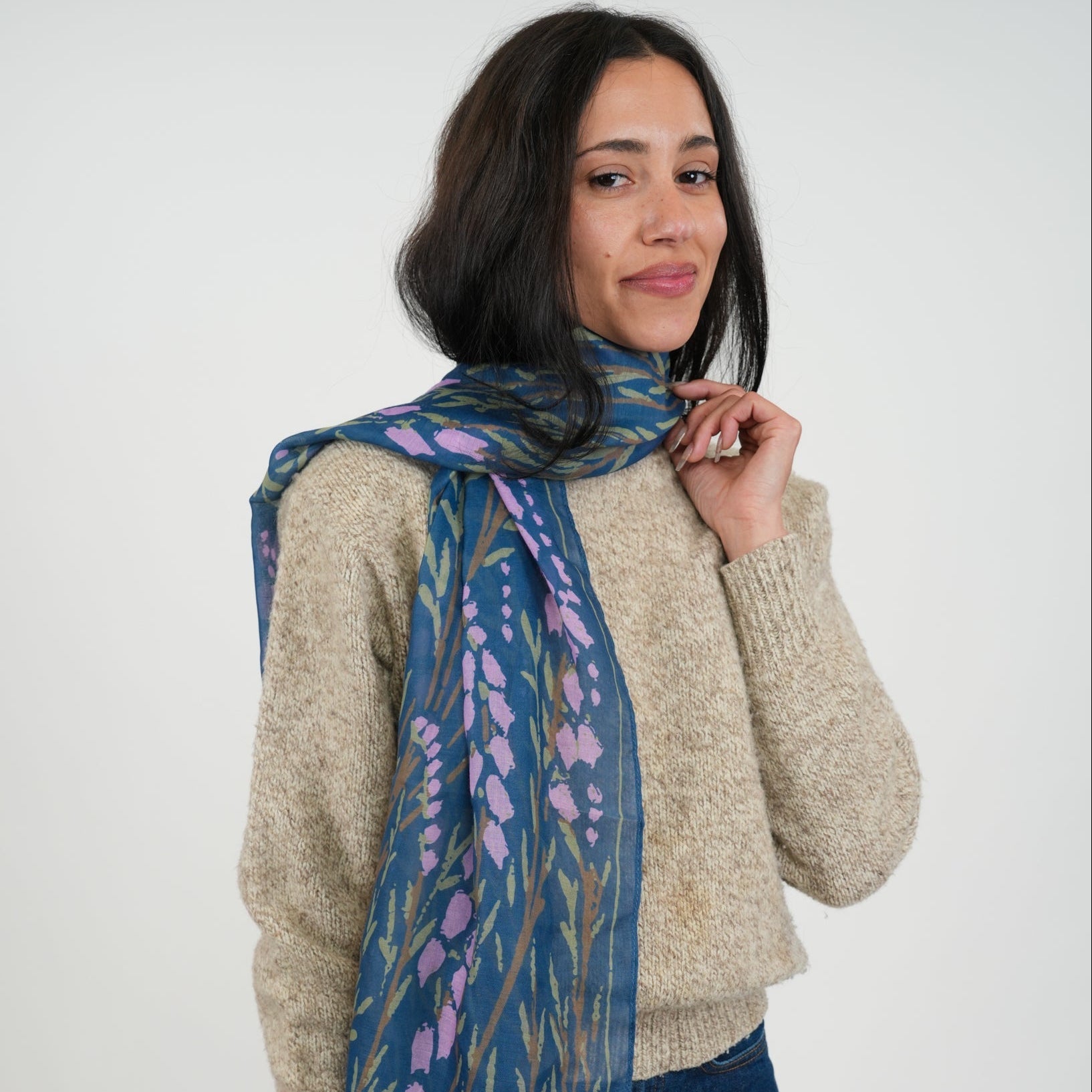 Larkspur Scarf - Heading Prints