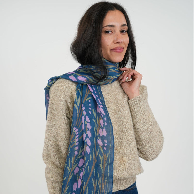 Larkspur Scarf - Heading Prints