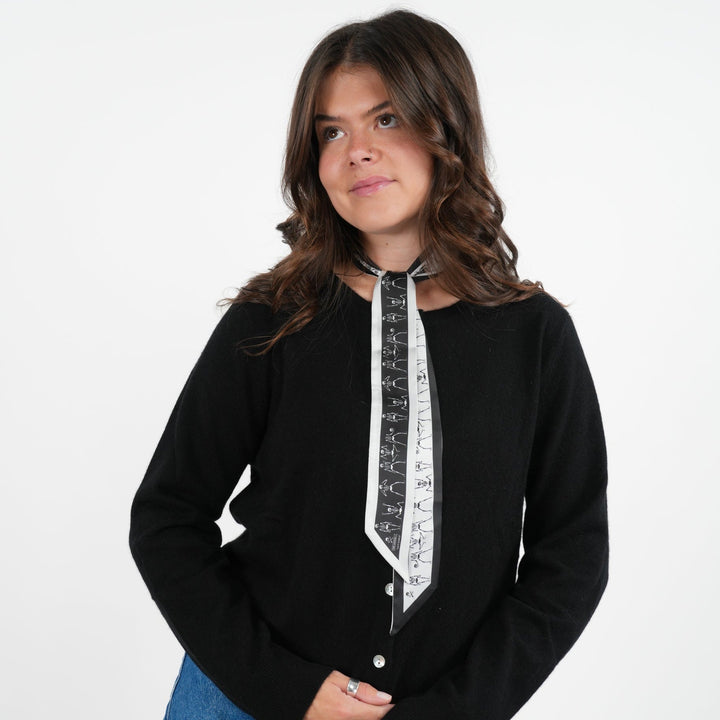 Last Dance Skinny Scarf - Heading Prints