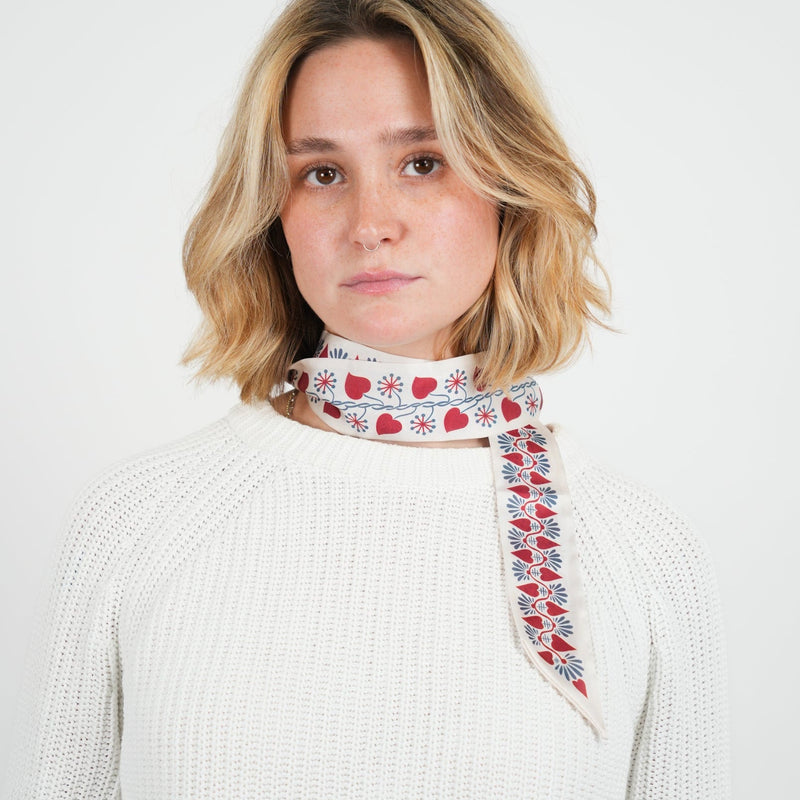 Love Skinny Scarf - Heading Prints