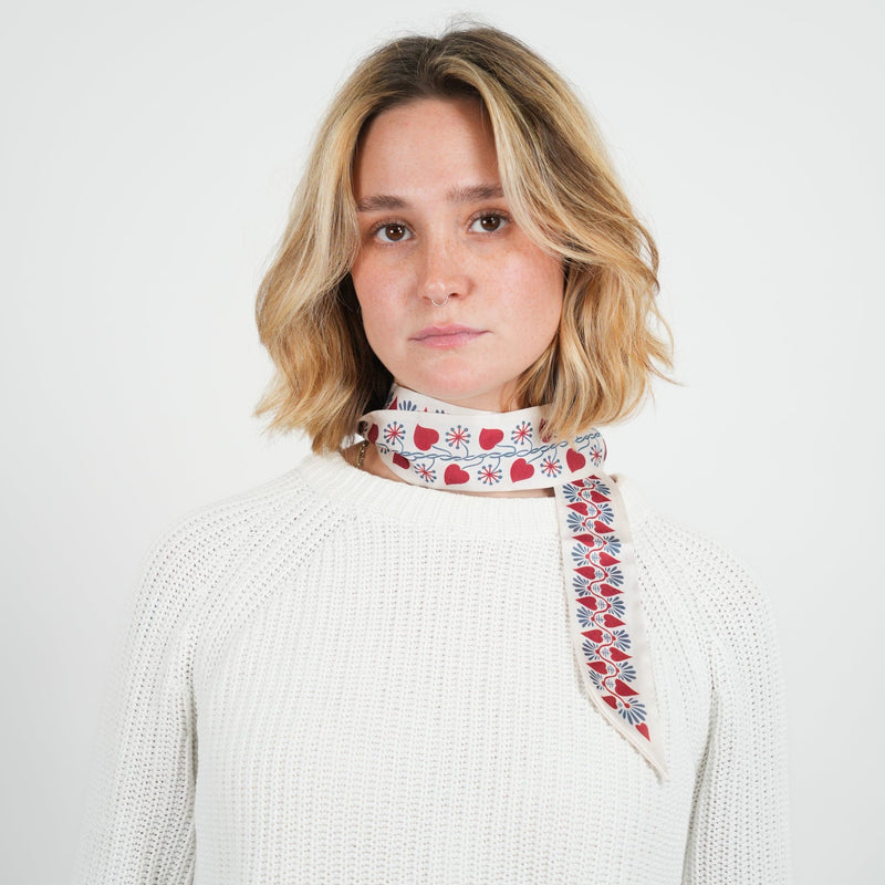 Love Skinny Scarf - Heading Prints