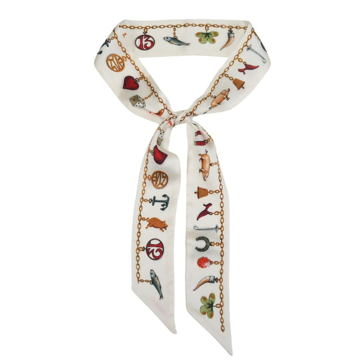 Luck Skinny Scarf - Heading Prints