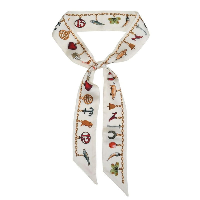Luck Skinny Scarf - Heading Prints