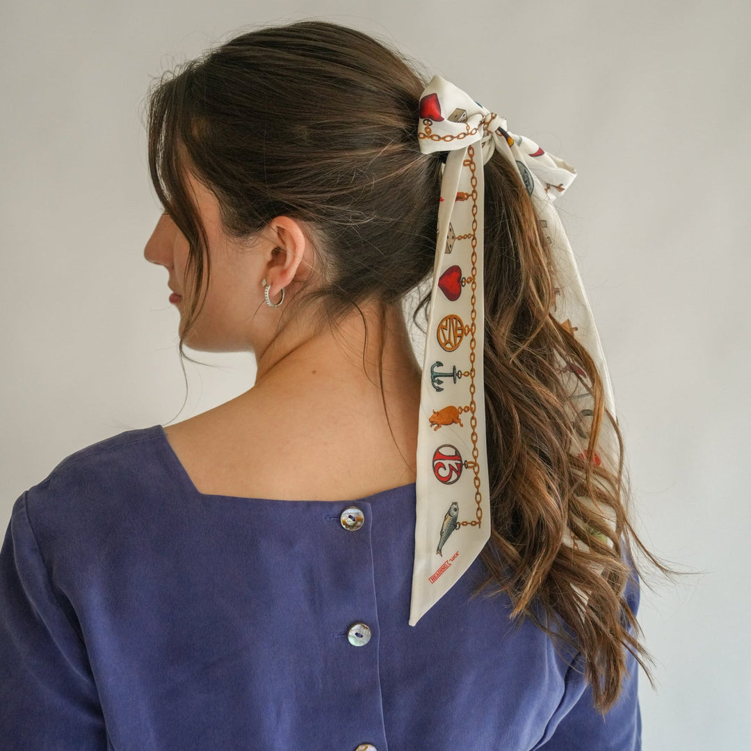 Luck Skinny Scarf - Heading Prints