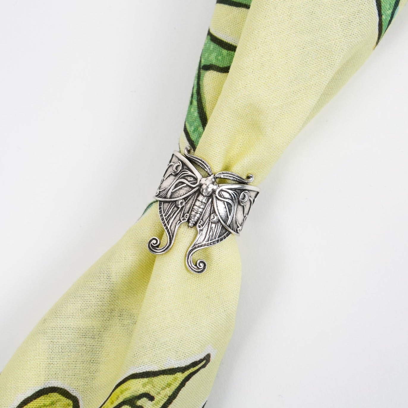 Luna Moth Bandana Ring - Heading Prints