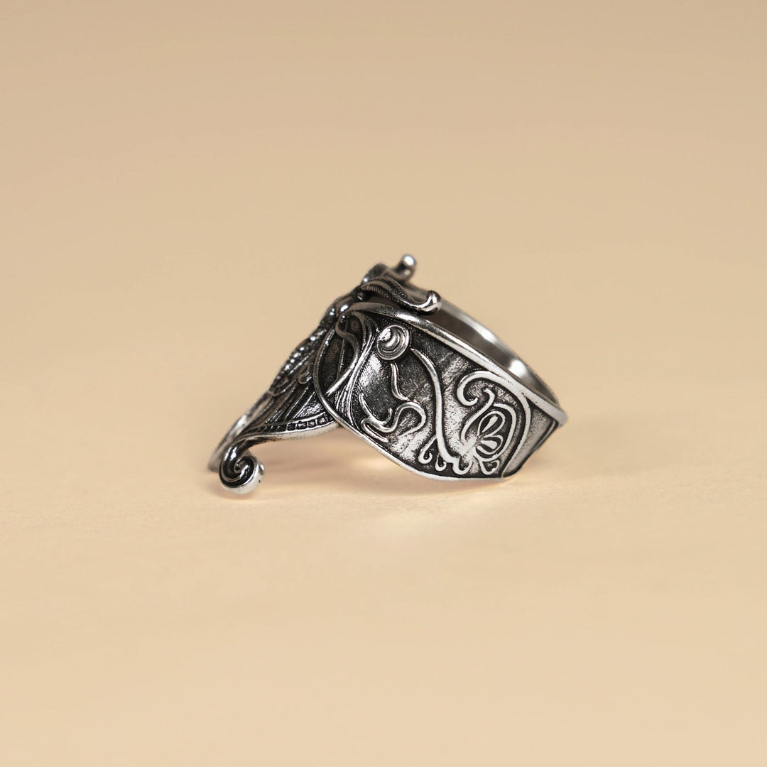 Luna Moth Bandana Ring - Heading Prints