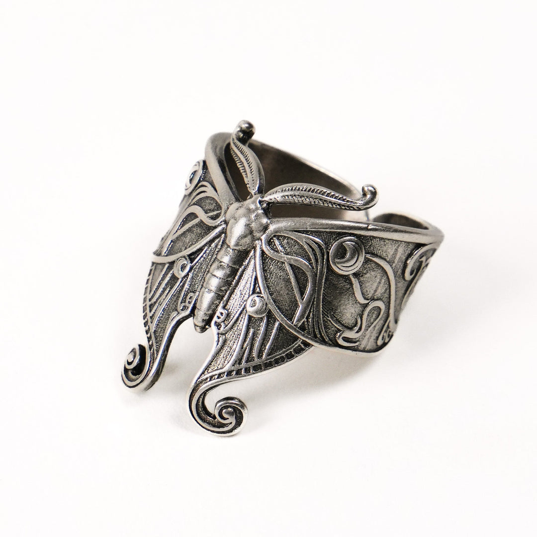 Luna Moth Bandana Ring - Heading Prints