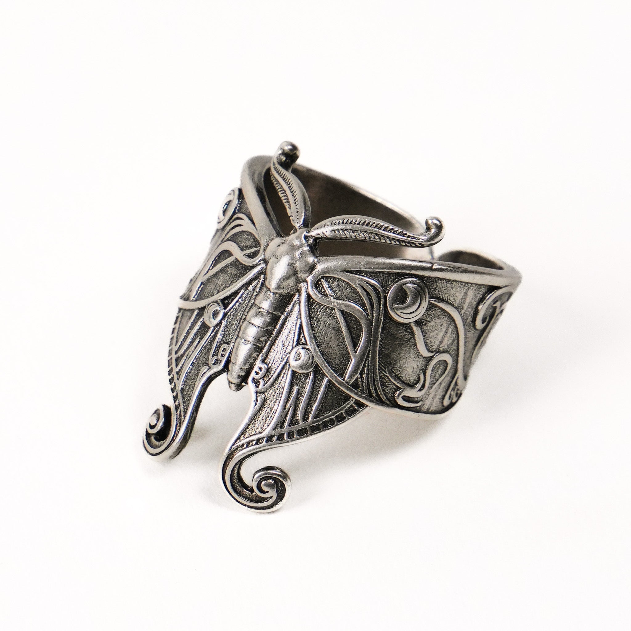 Luna Moth Bandana Ring - Heading Prints