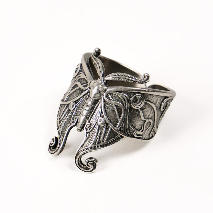 Luna Moth Bandana Ring - Heading Prints