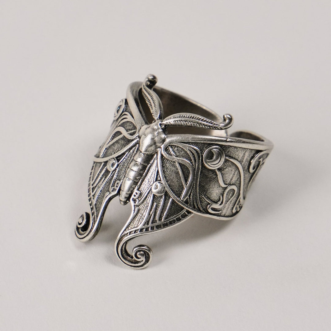 Luna Moth Bandana Ring - Heading Prints