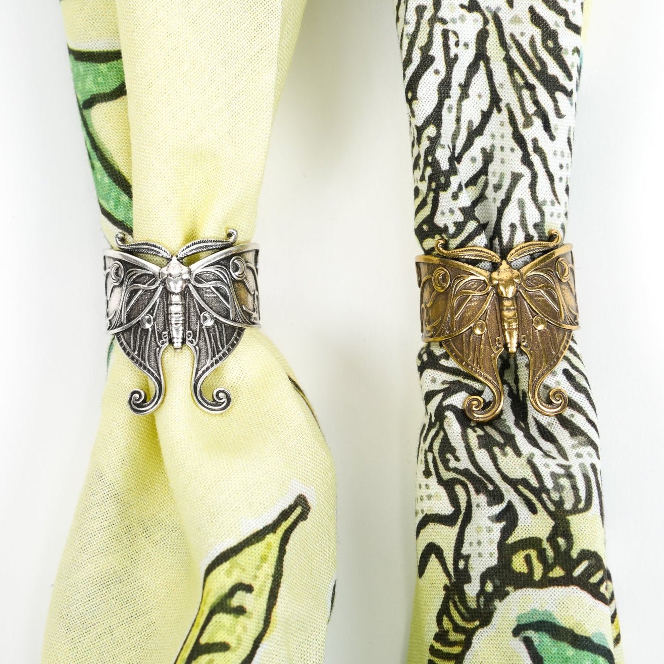Luna Moth Bandana Ring - Heading Prints