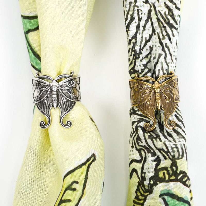 Luna Moth Bandana Ring - Heading Prints
