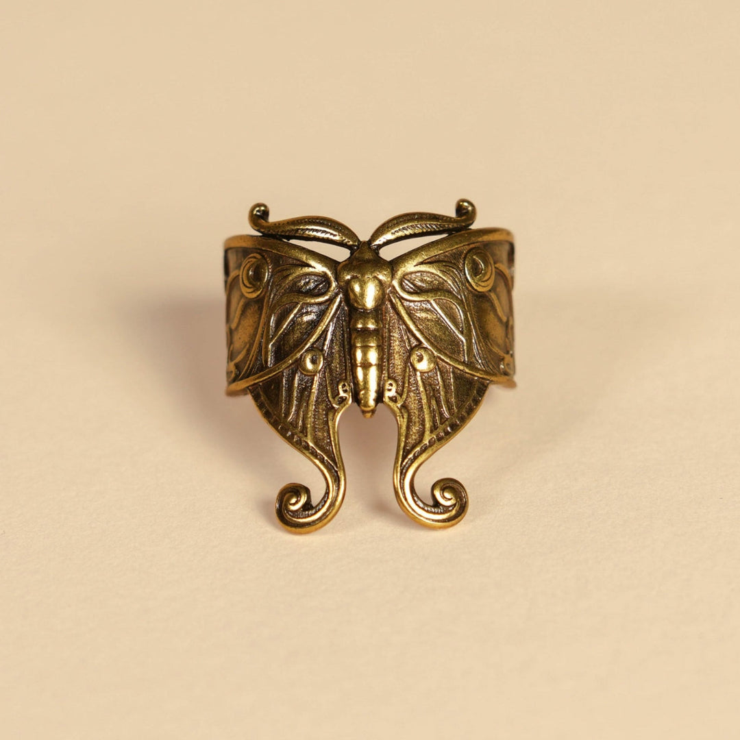 Luna Moth Bandana Ring - Heading Prints