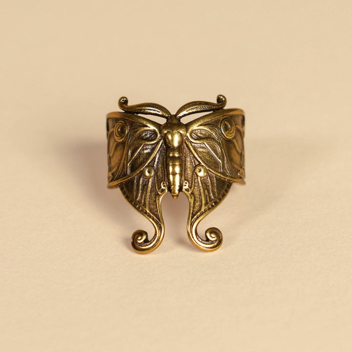 Luna Moth Bandana Ring - Heading Prints