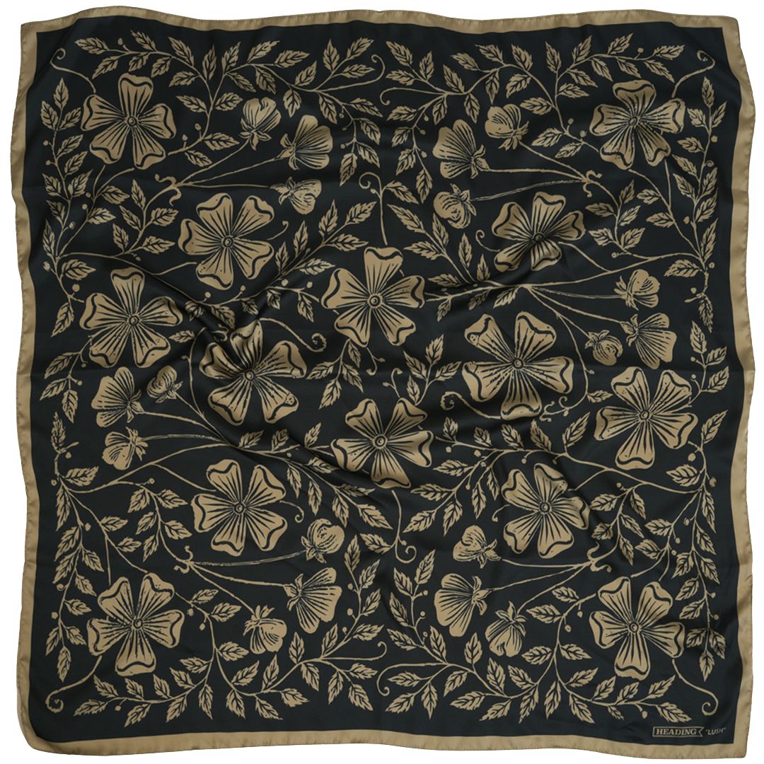 Lush Silky Scarf - Heading Prints