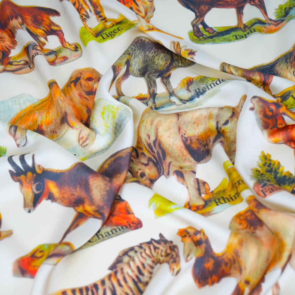 Mammal Silky Scarf - Heading Prints