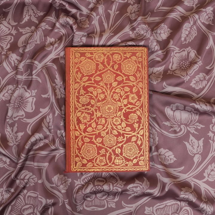 Mauve Silky Scarf - Heading Prints