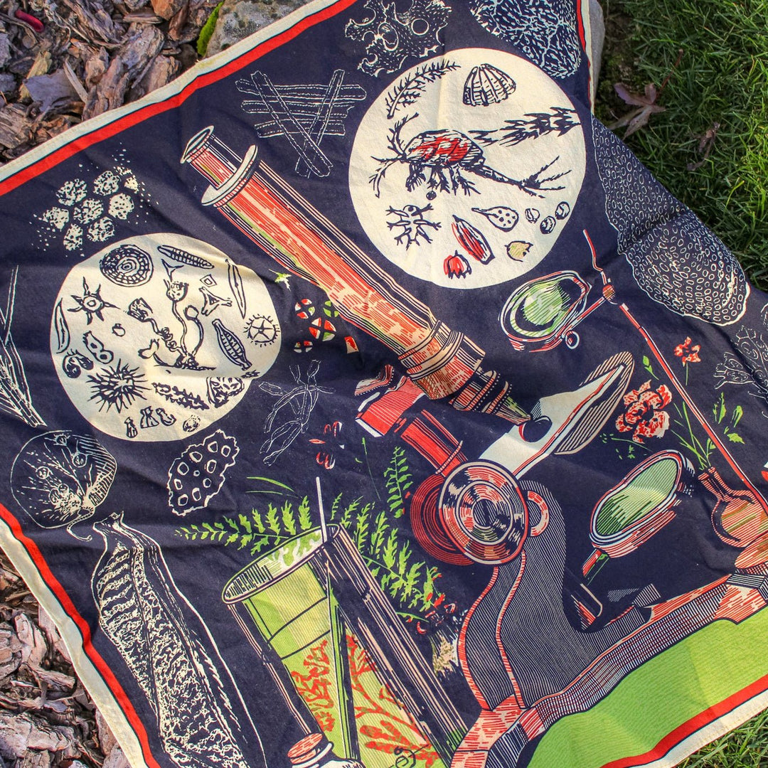 Microscope Bandana - Heading Prints