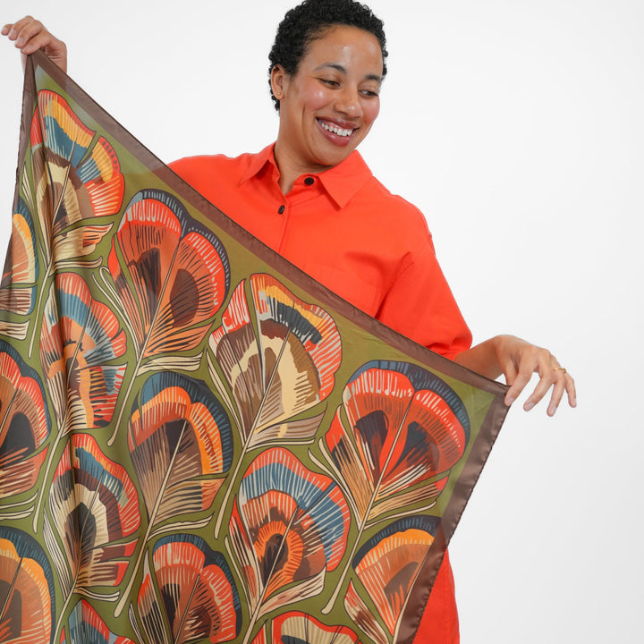Plumage Silky Scarf