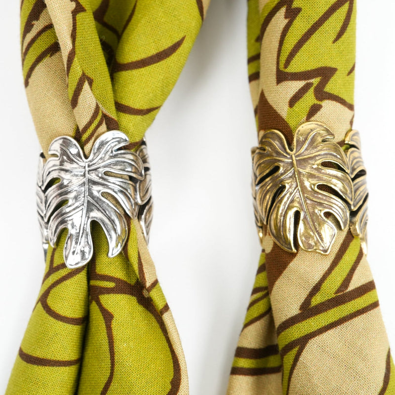 Monstera Bandana Ring - Heading Prints