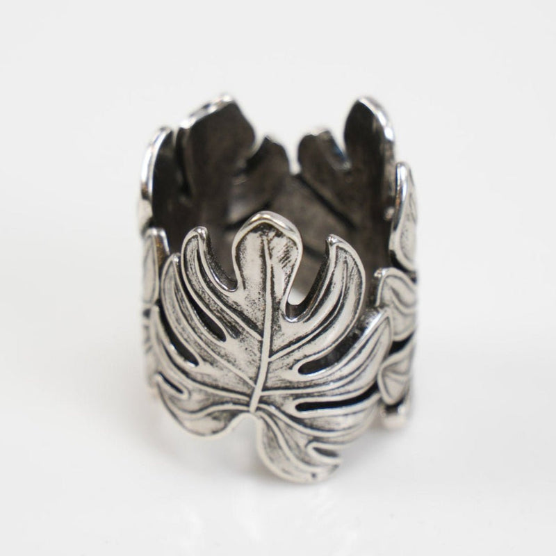 Monstera Bandana Ring - Heading Prints