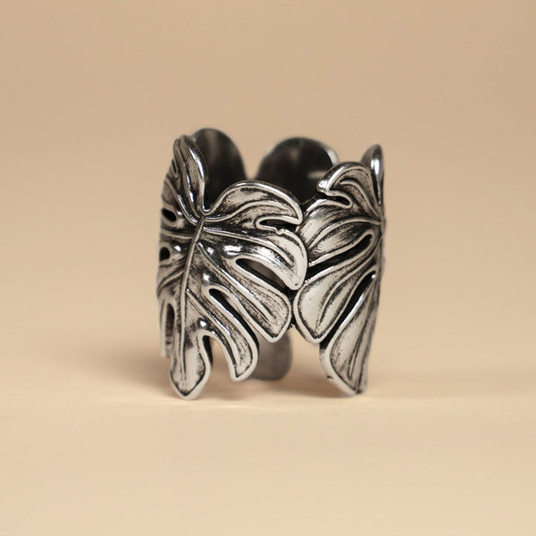 Monstera Bandana Ring - Heading Prints
