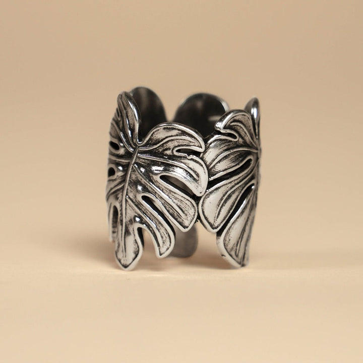Monstera Bandana Ring - Heading Prints