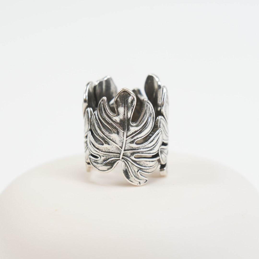 Monstera Bandana Ring - Heading Prints