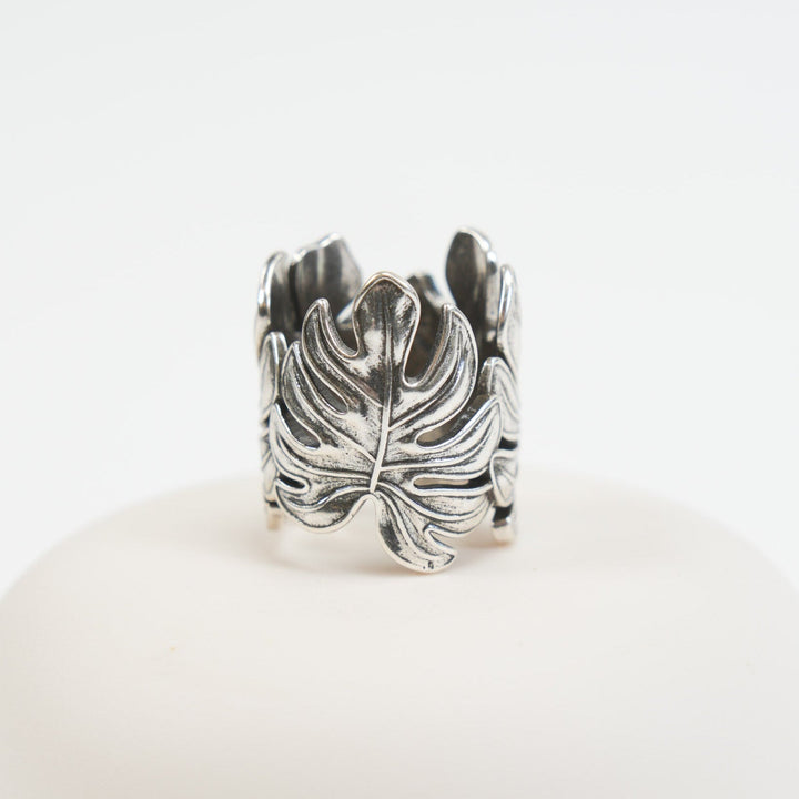 Monstera Bandana Ring - Heading Prints