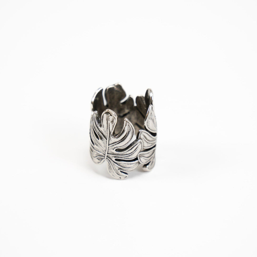 Monstera Bandana Ring - Heading Prints